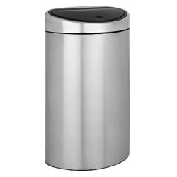 Brabantia Touch Bin, Matt Steel, 40L Stainless Steel